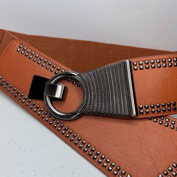 Studded Tan Belt